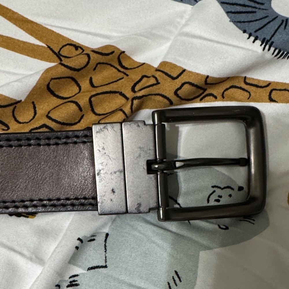 Men's Brown Leather Belt